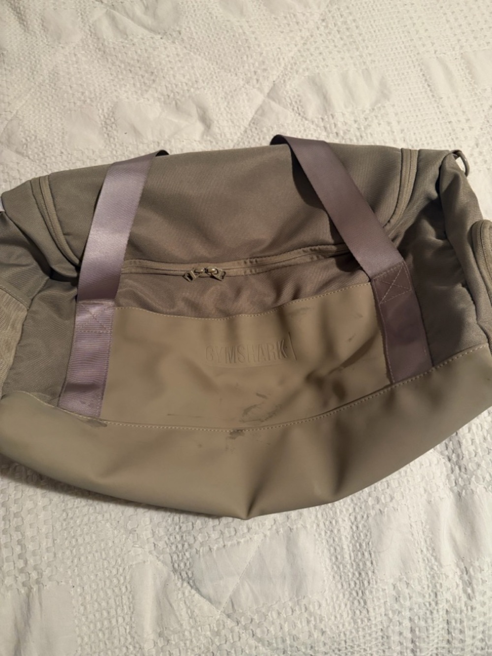 Gymshark Beige Duffel Bag - Picture 3 of 6